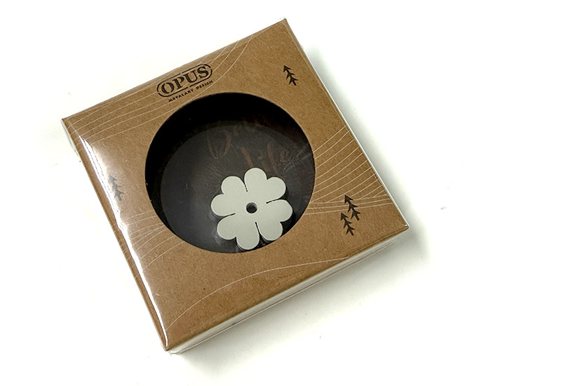 OPUS 歐式鐵藝金屬香插 -幸運草(白)